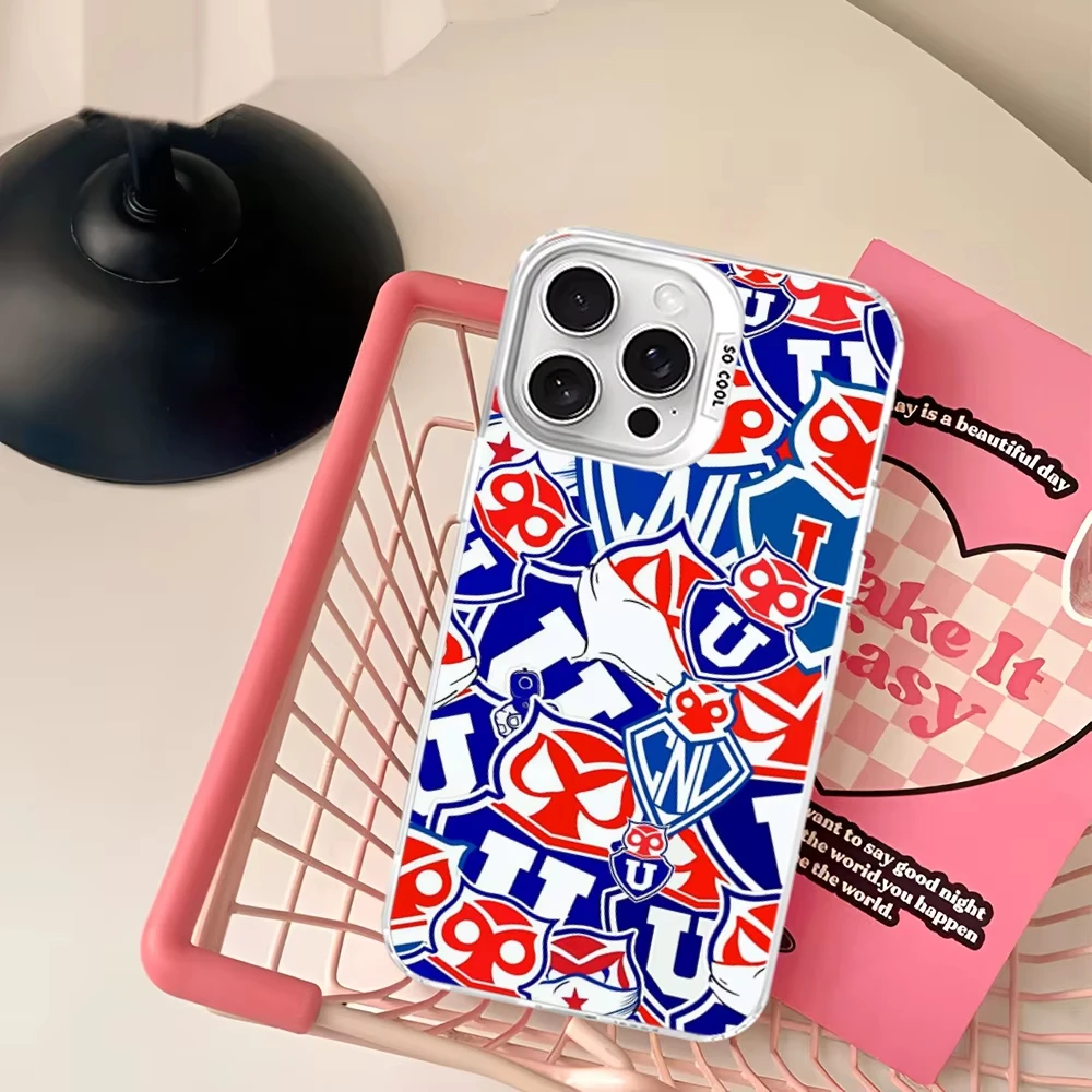 Hoja acrílica de silicona dura con logotipo del U-University de Chile, funda esmerilada para iPhone 17 Air 16 E 15 14 Plus 13 12 Mini 11 Pro Max - imagen 4