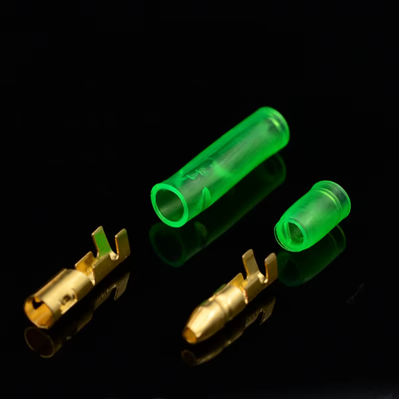 Terminales Bullet 4 mm para coche - Pines hembra y macho con funda