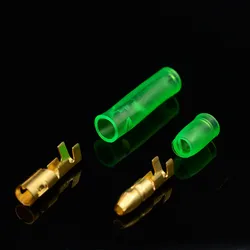 Terminales Bullet 4 mm para coche - Pines hembra y macho con funda
