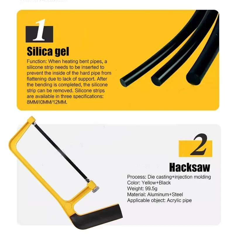 Freezemod-Kit de herramientas de corte para refrigeración por agua, doblador para tubos duros acrílicos/PETG, diámetro exterior 16/14/12mm opcional - imagen 3