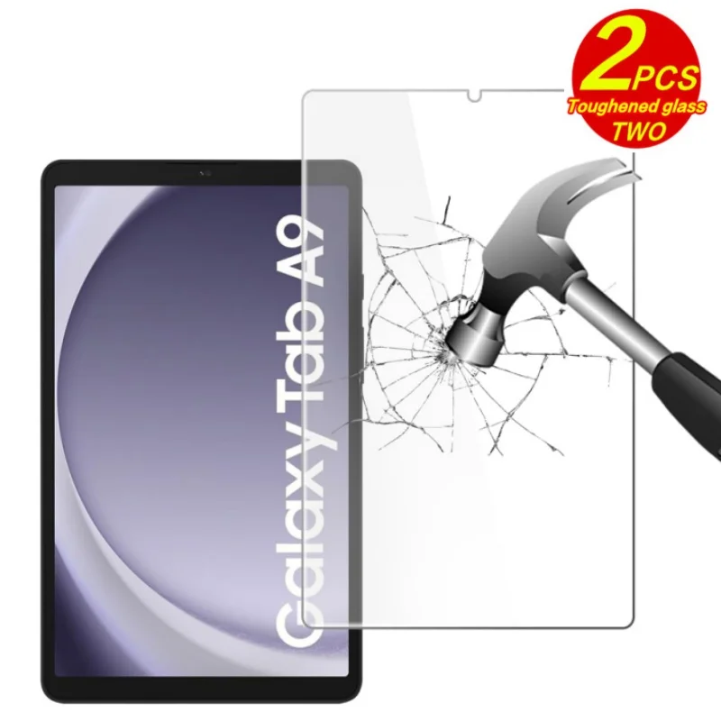 Protector de pantalla de vidrio templado para Samsung Galaxy Tab A9, 8,7, 2023, SM-X110, SM-X115, X110, X115, X117, accesorios para tableta, 2 uds. - imagen 2