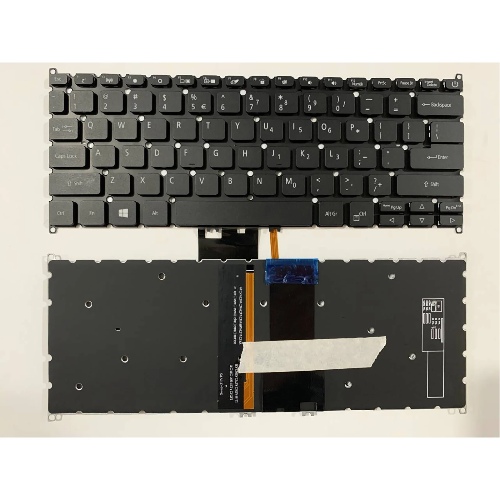 Para Acer Swift 3 SF314-54-59LJ SF314-54 SF314-54-552V SF314-54-39ZD teclado de ordenador portátil diseño estadounidense - imagen 5