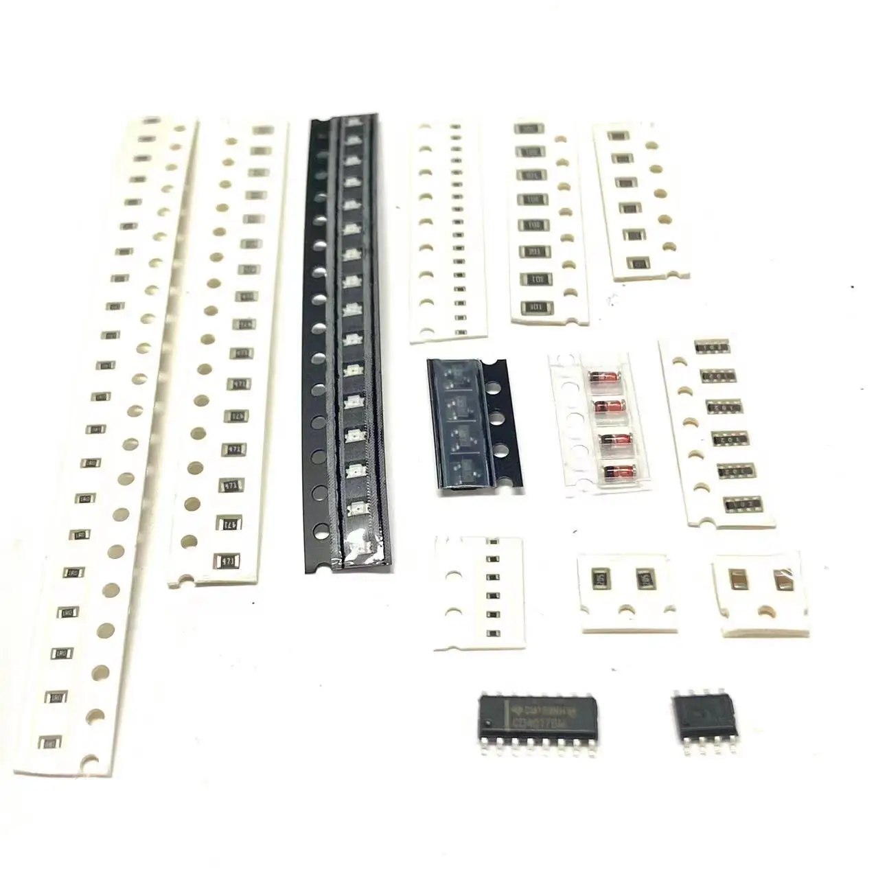 Tablero de práctica de soldadura DIY SMD CD4017 NE555, Kit de luz para correr, componentes SMD, entrenamiento de habilidades, Kits de entrenamiento práctico - imagen 2