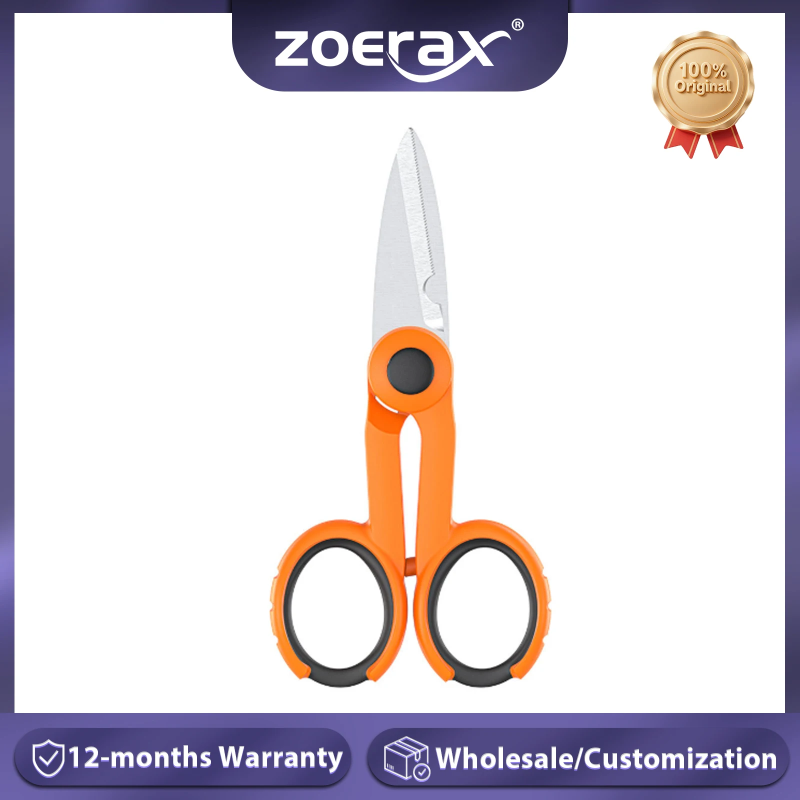 ZoeRax-tijeras cortadoras de fibra óptica, herramienta afilada de pelado de fibra de aramida para cables de puente y coletas, herramienta manual de fibra óptica - imagen 2