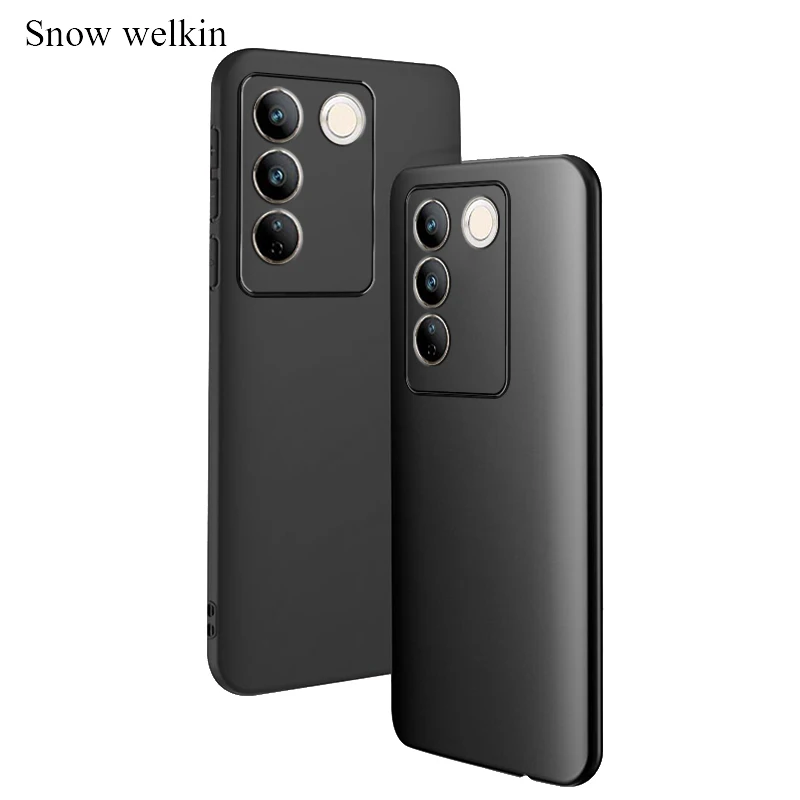 Para Vivo V27 V27E TPU funda de teléfono de silicona suave ultrafina para Vivo V27 Pro fundas traseras para teléfono - imagen 2