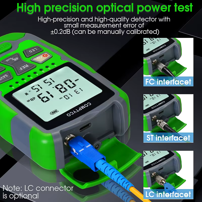 AUA MC5 Medidor Potencia Óptica FTTH Probador RJ45 - imagen 4