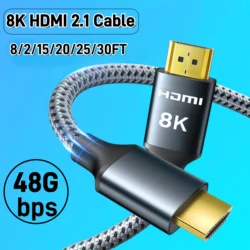 MIZIQIER Cable HDMI 8K 2.1 48Gbps para TV PS5 Xbox