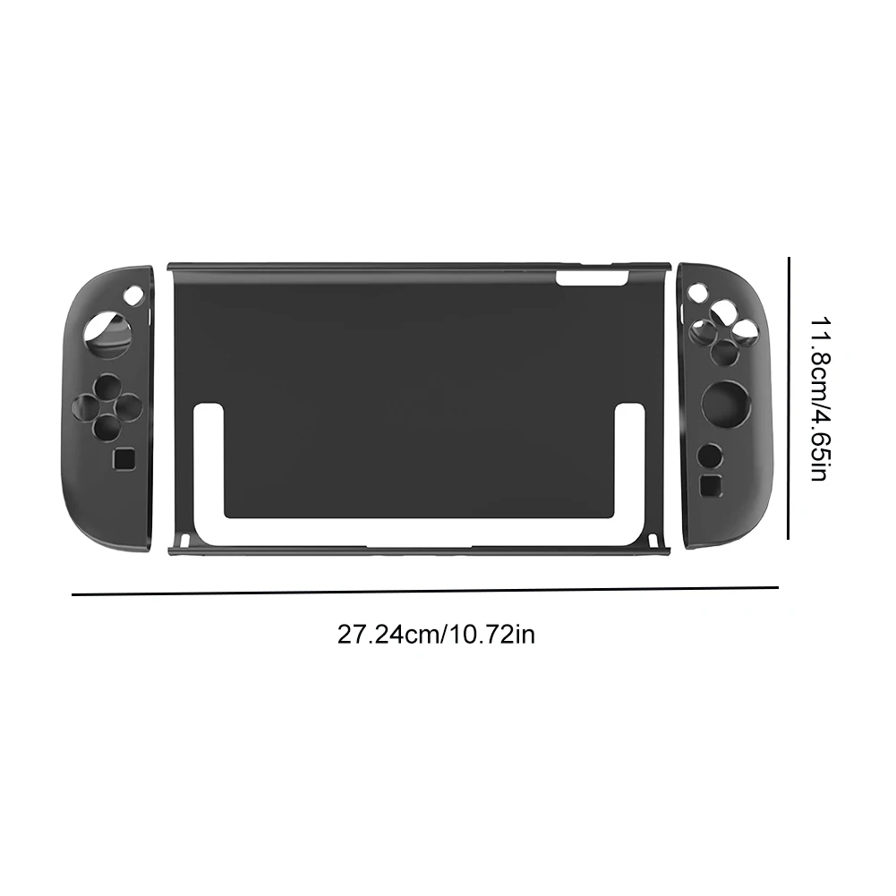 Funda desmontable de TPU + PC para Switch 2, cubierta de protección completa, anticaída, a prueba de golpes para consola de juegos portátil Switch 2 - imagen 3