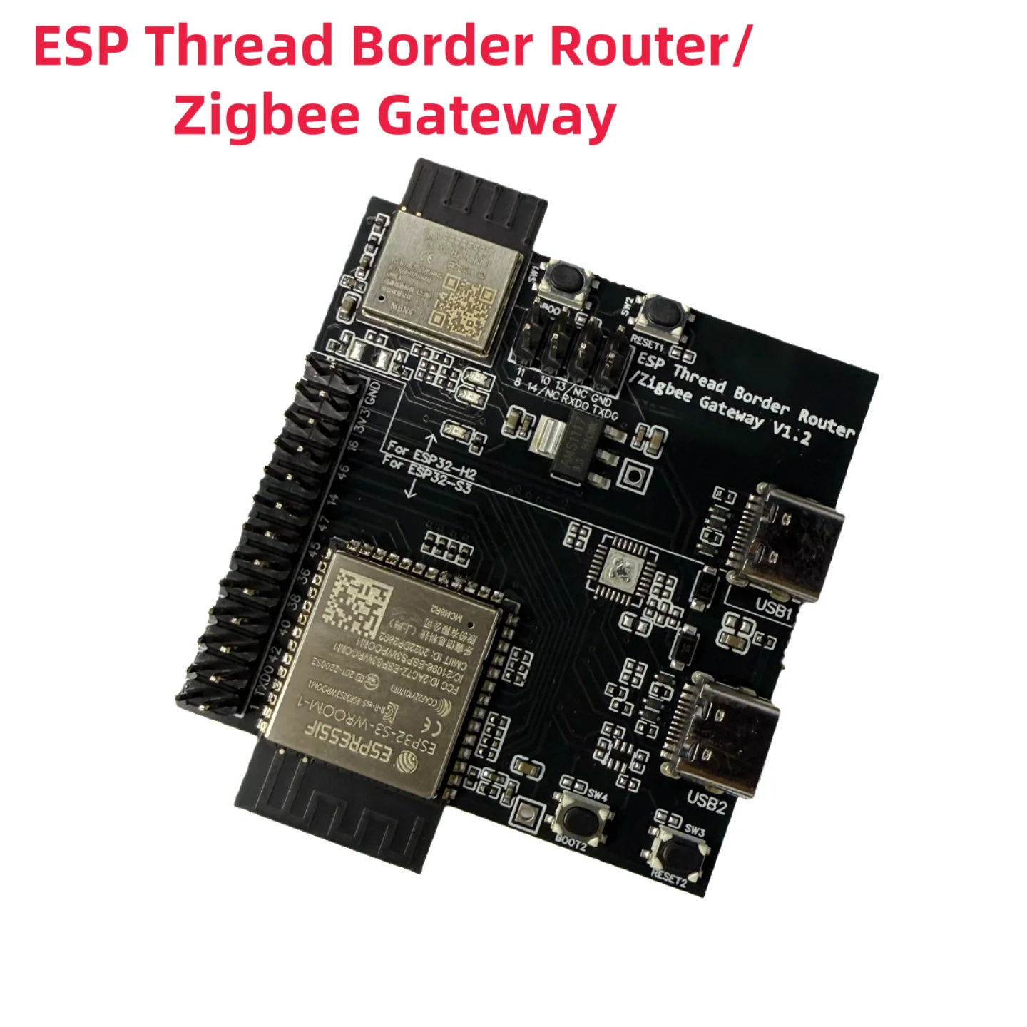 Enrutador de borde de rosca ESP/puerta de enlace Zigbee, rosca ESP/BLE ESP32-S3-WROOM-1 N8R2 ESP32-H2-MINI-1 N4 ESP32-H2 - imagen 3