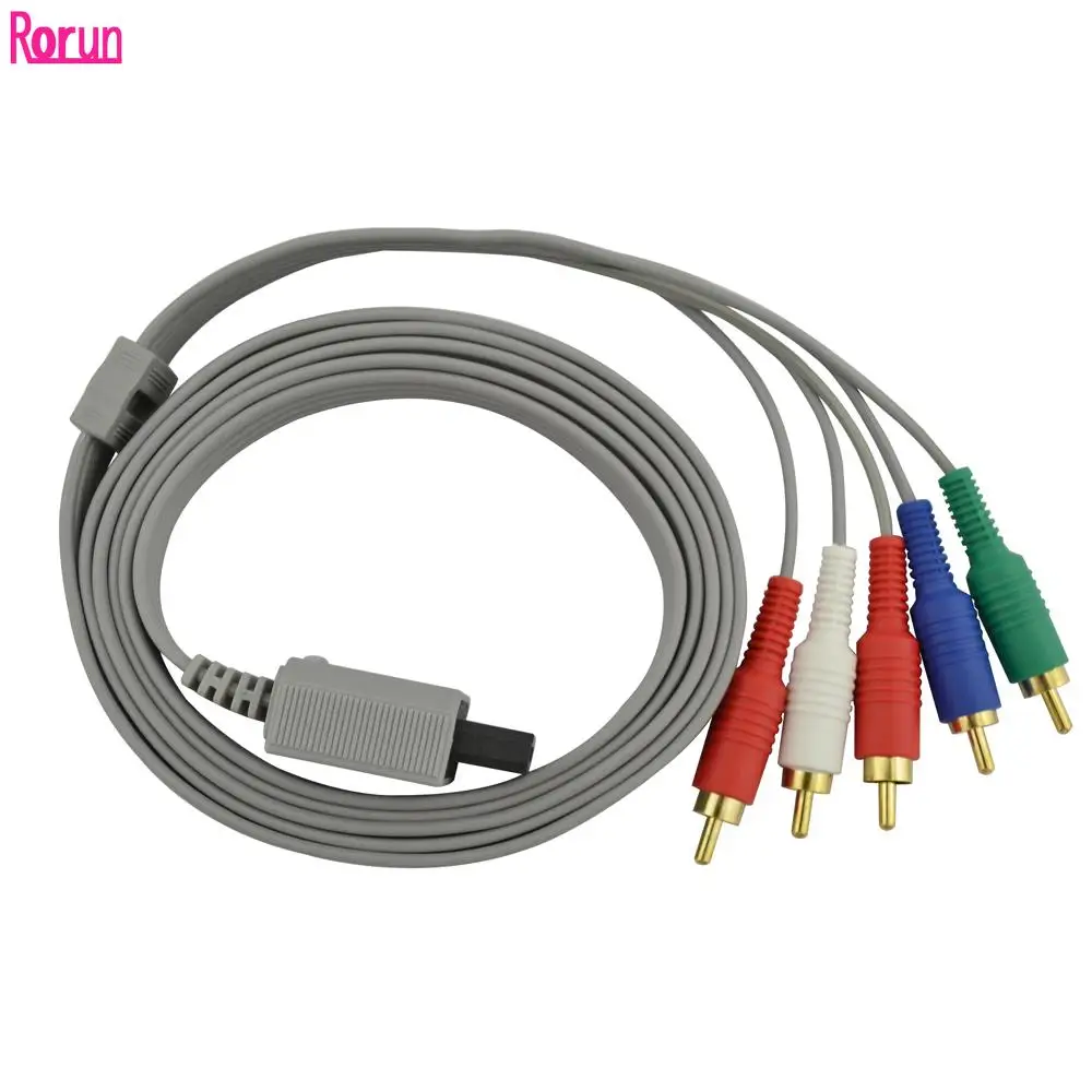 Cable adaptador de Audio y vídeo para Wii, componente HDTV 1080P AV, 5RCA para Wii U