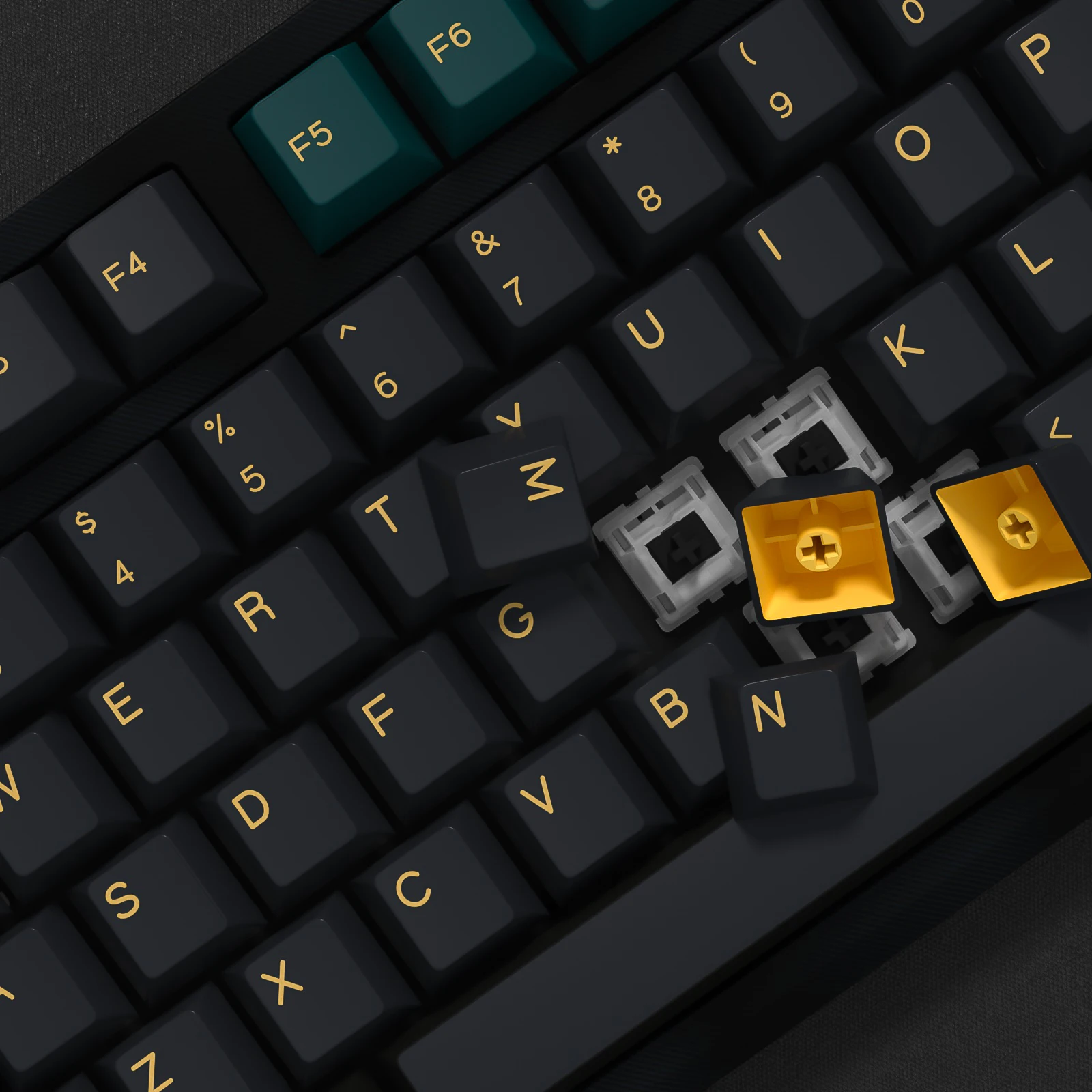 KBDiy GMK MarrsGreen Keycap Cherry Profile doble disparo PBT 7u Keycaps 172 teclas/juego personalizado para teclado mecánico GMK67 K500 GK61 - imagen 4