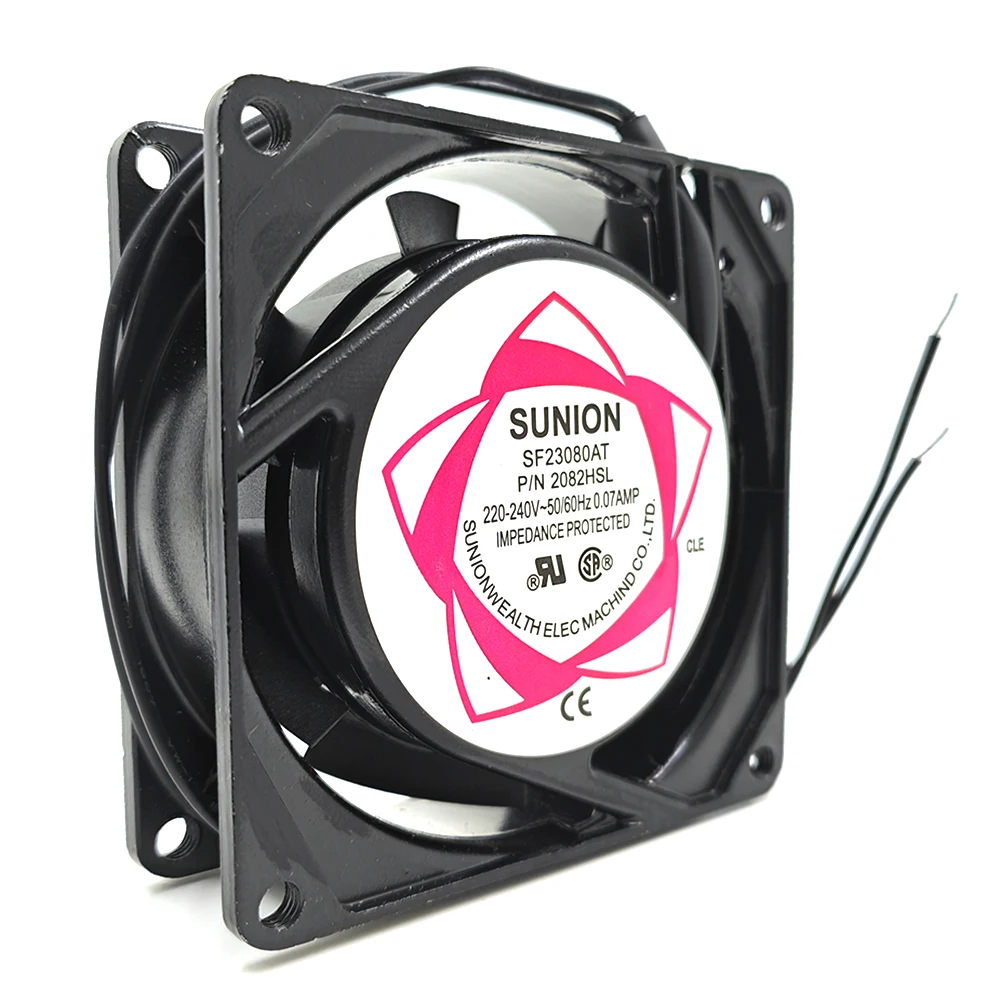 Ventilador SUNON 80mm 220V AC – Refrigeración Potencia Alta - imagen 4