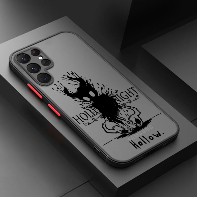 The Hollow Knight Samsung A72 A54 A53 A52S A34 A32 A33 A24 A23 A22S A02 Lite Frosted Translucent Phone Case - imagen 3