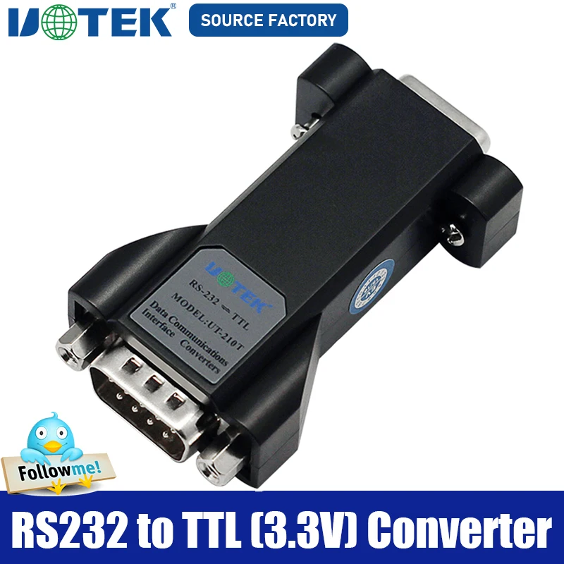 UOTEK UT-210T Convertidor RS-232 a TTL 3.3V DB9 - imagen 4