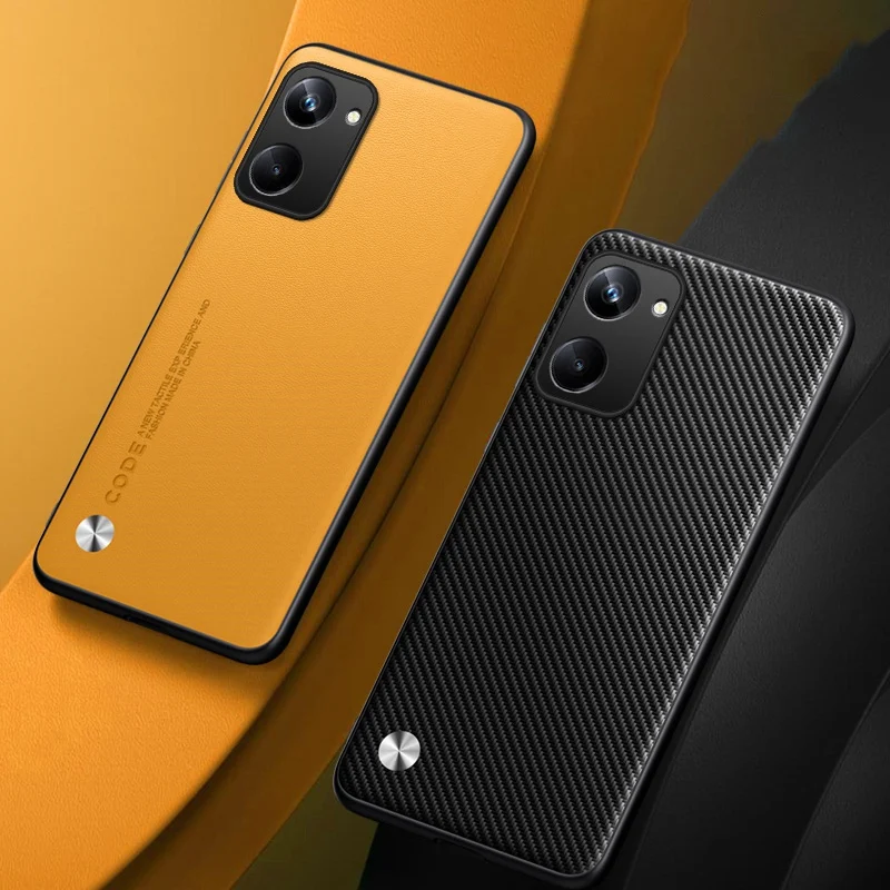 Funda de cuero PU de lujo para teléfono, mate para Realme Carcasa protectora de silicona, 10, 4G, 9, 10 Pro Plus, 9i, 7, 5G, 8 Pro, Coque - imagen 4