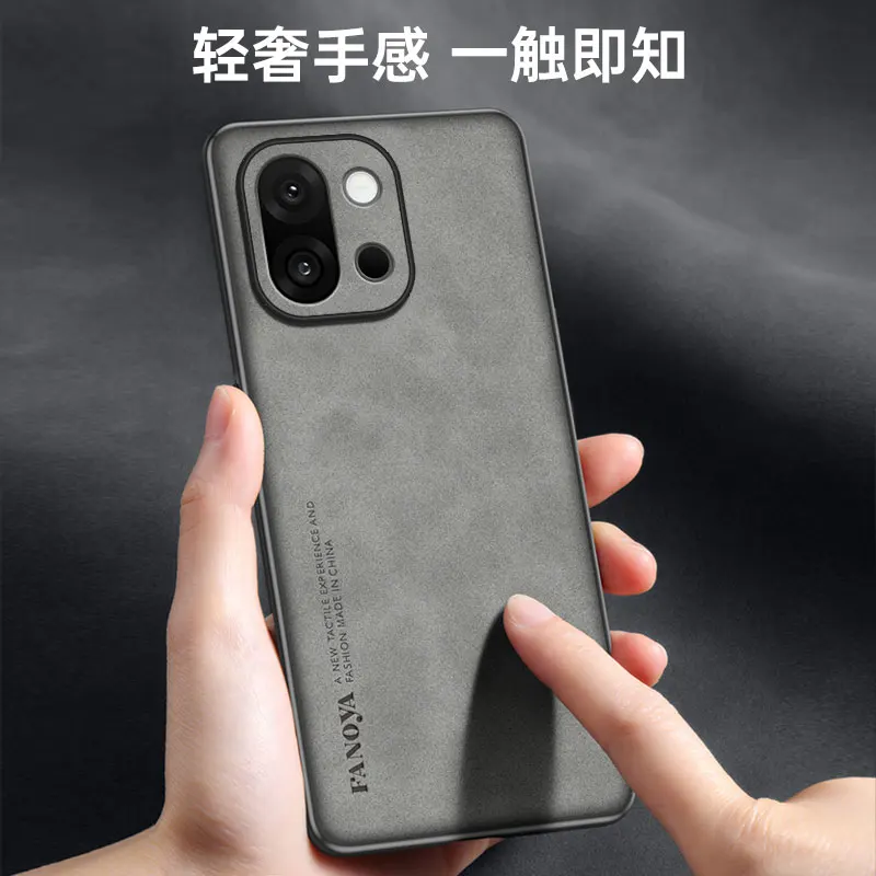 Funda para Oneplus 15 de lujo de piel de cordero mate, protección de silicona para teléfono, funda trasera anticaída para Oneplus 15 - imagen 4