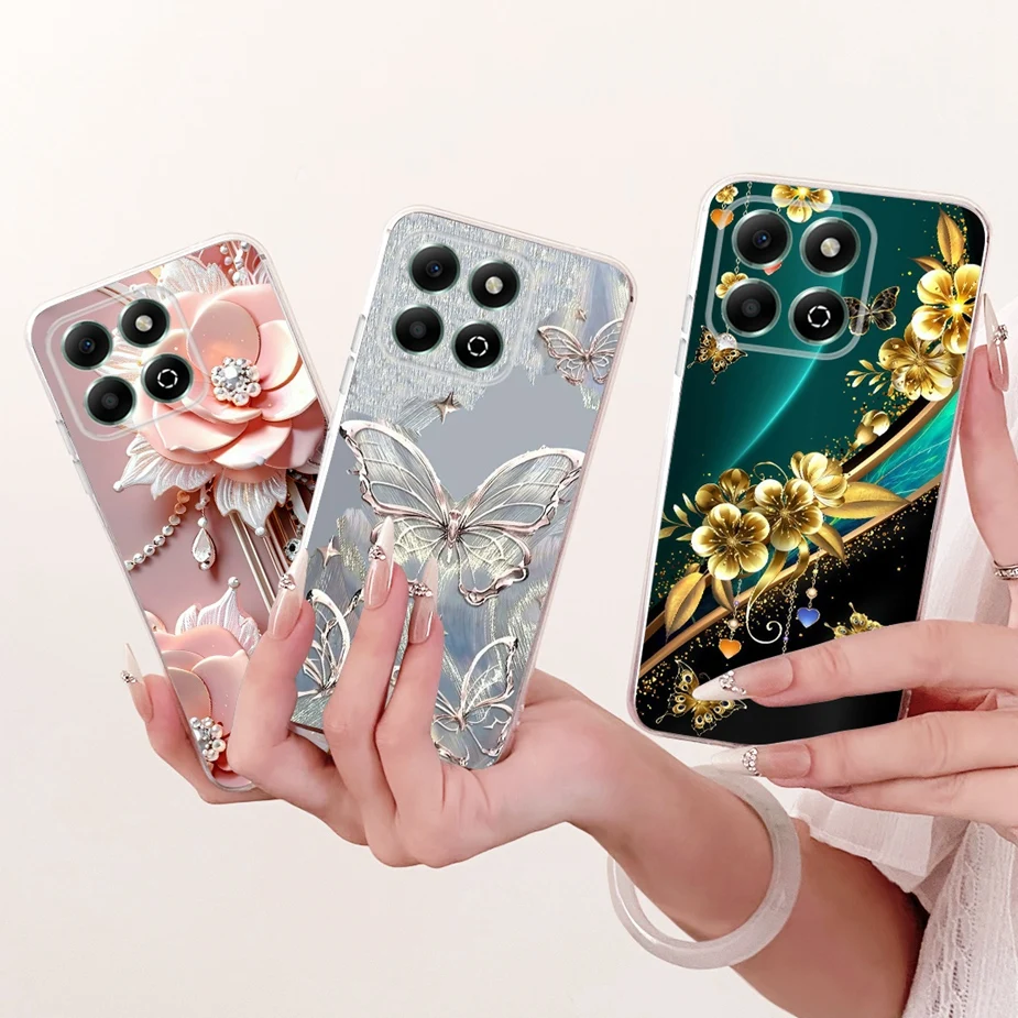 Para Honor X6 X6a X6b X6C funda elegante pintada funda de silicona suave para Honor X6C X 6 a X6 b HonorX6 HonorX6a HonorX6b Fundas - imagen 5