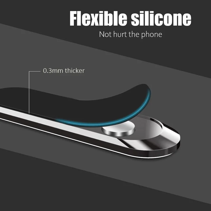 Soporte magnético de teléfono móvil para coche, soporte de montaje magnético en forma de Mini tira para iPhone, Xiaomi, Huawei y Samsung - imagen 4