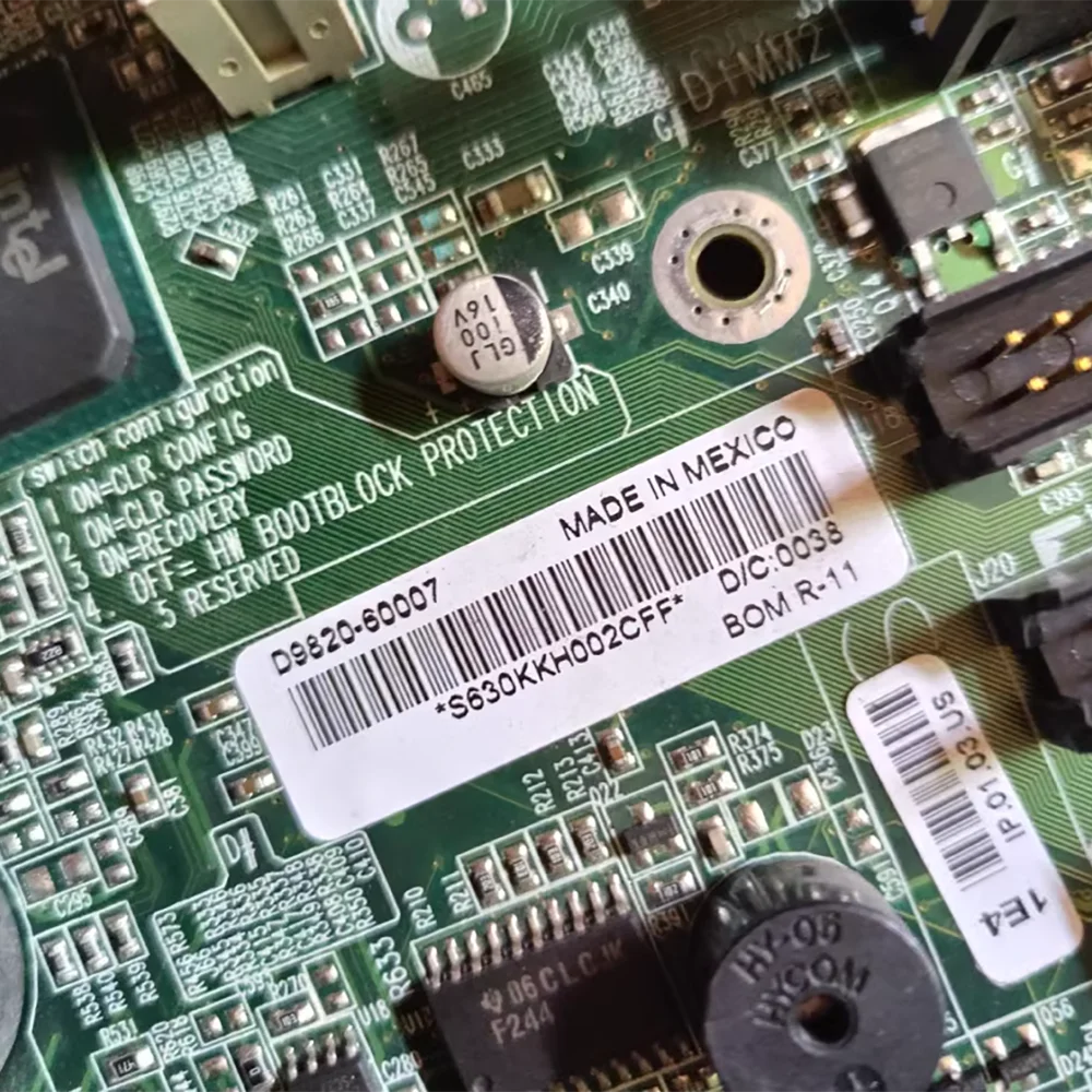 For H-P D9820-60009 Vectra VL400 motherboard D9820-60011 D9820-60007 - imagen 5