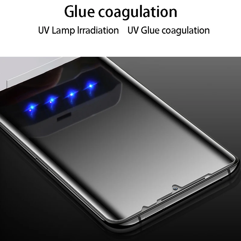 Protector de pantalla de pegamento completo líquido UV para Huawei Nova 7 8 9 10 11 12 Pro Ultra 3D borde curvo HD transparente 9H película de vidrio templado - imagen 5