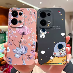 Funda Silicona Líquida Oppo Reno 13 / 13F – Astronauta Antigolpes 4G 5G