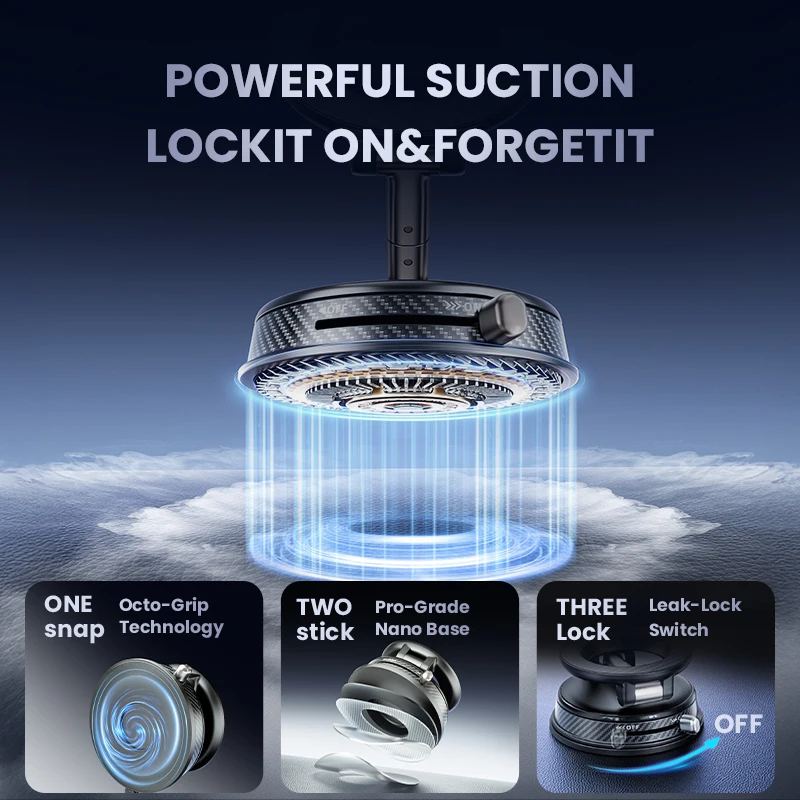 Soporte de teléfono de vacío Manual A13, atracción magnética N52 súper fuerte para Apple iphone, escritorio, trabajo, conducción, soporte Universal para teléfono - imagen 4