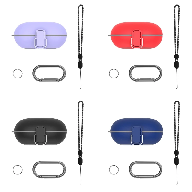 Funda protectora de silicona para Beats Fit Pro, funda protectora para auriculares inalámbricos, carcasa antipolvo - imagen 4