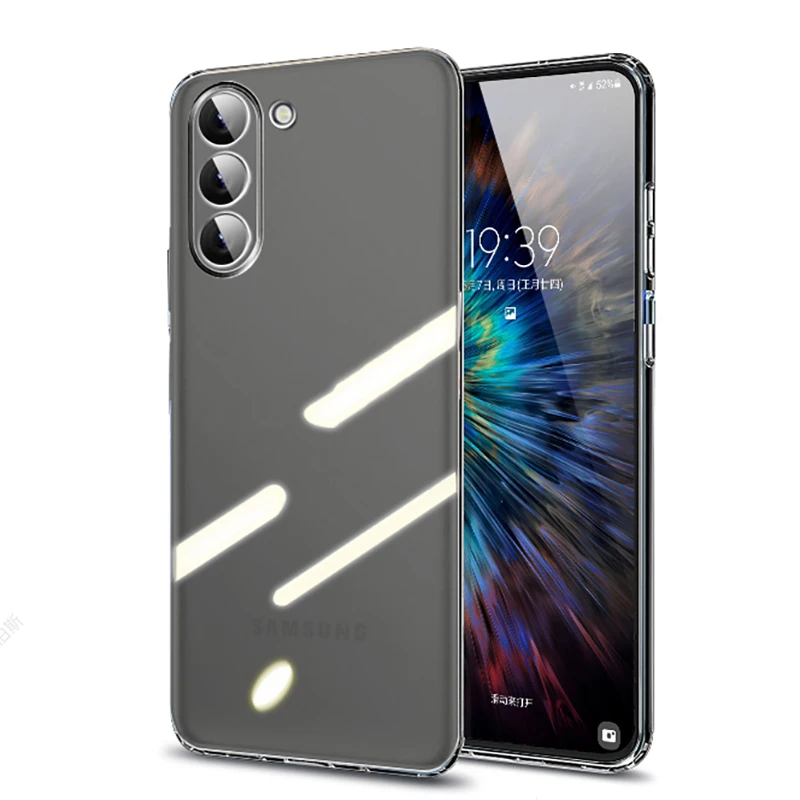 Funda de silicona transparente ultrafina para SamSung galaxy s s23, s20, s21, s24, Ultra Plus FE, Color sólido, suave, TPU, parachoques - imagen 3
