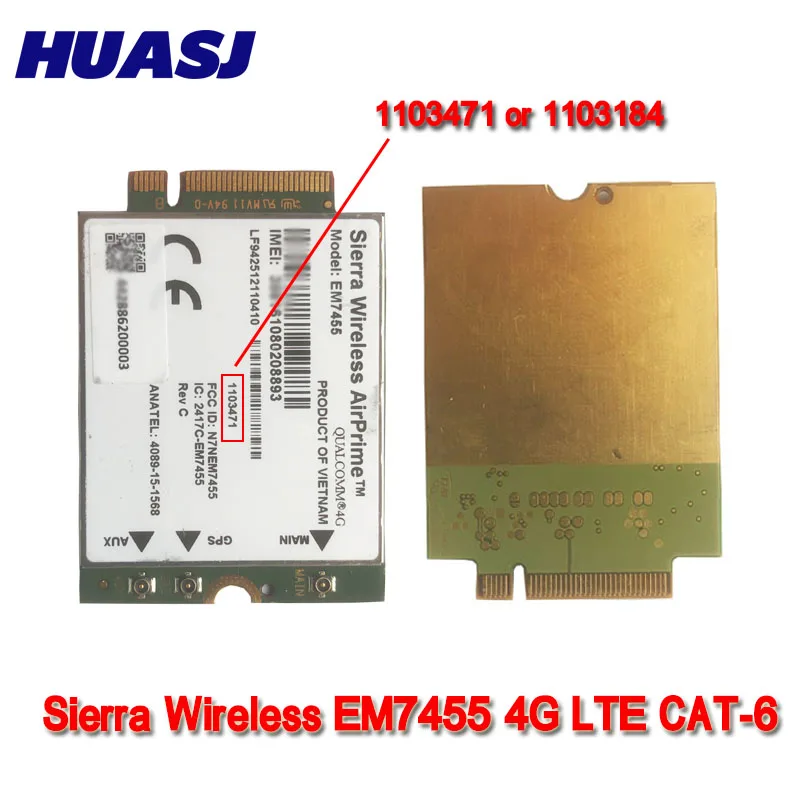 Detalles del módulo LTE Cat-6 M2