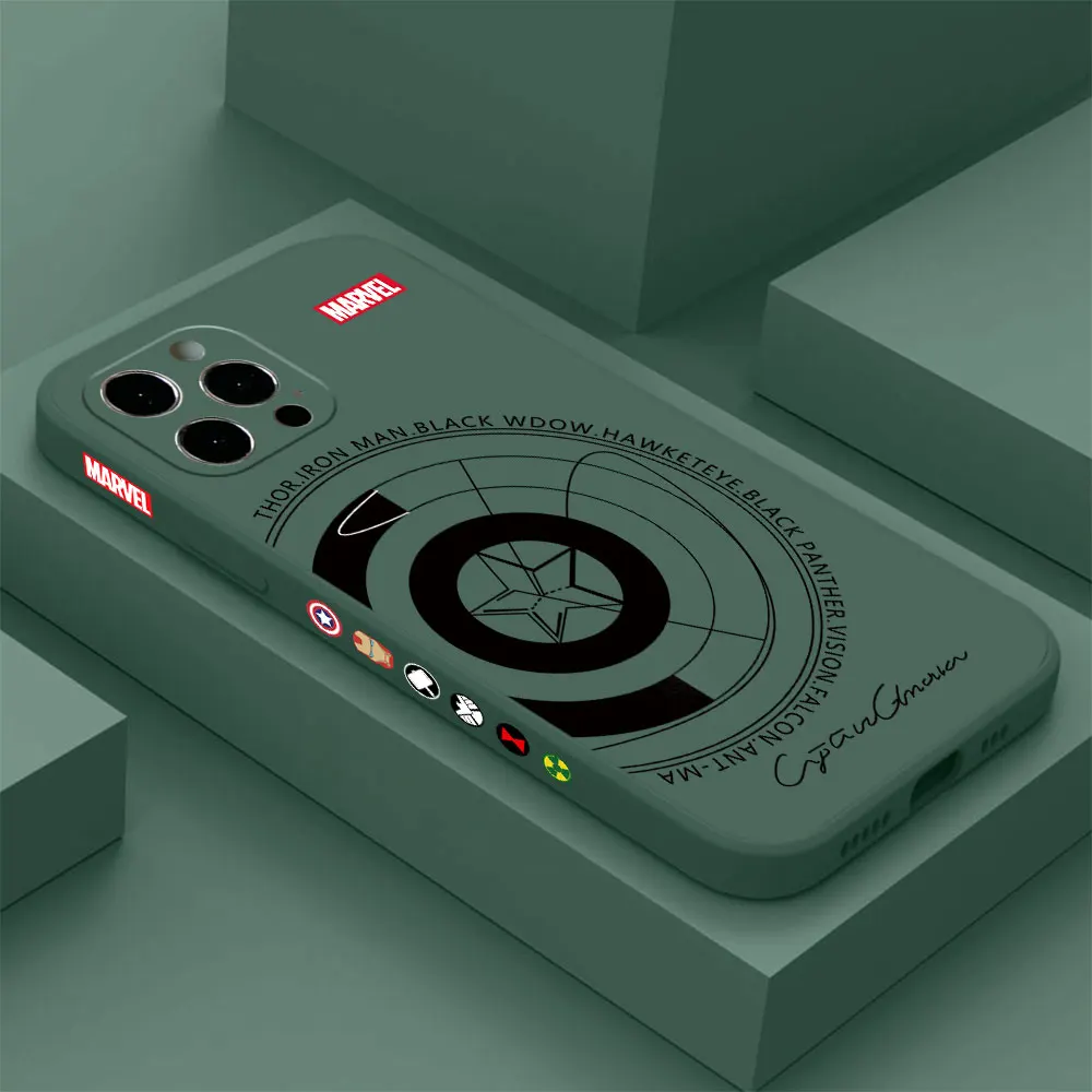 Funda de teléfono de Iron Man Capitán América para Oppo, cubierta de TPU suave para Oppo Realme, C65, C63, C55, C53, C35, C33, 11, 10, 9, 9i, 8, 8i, 7 Pro Plus, 4G, 5G - imagen 2