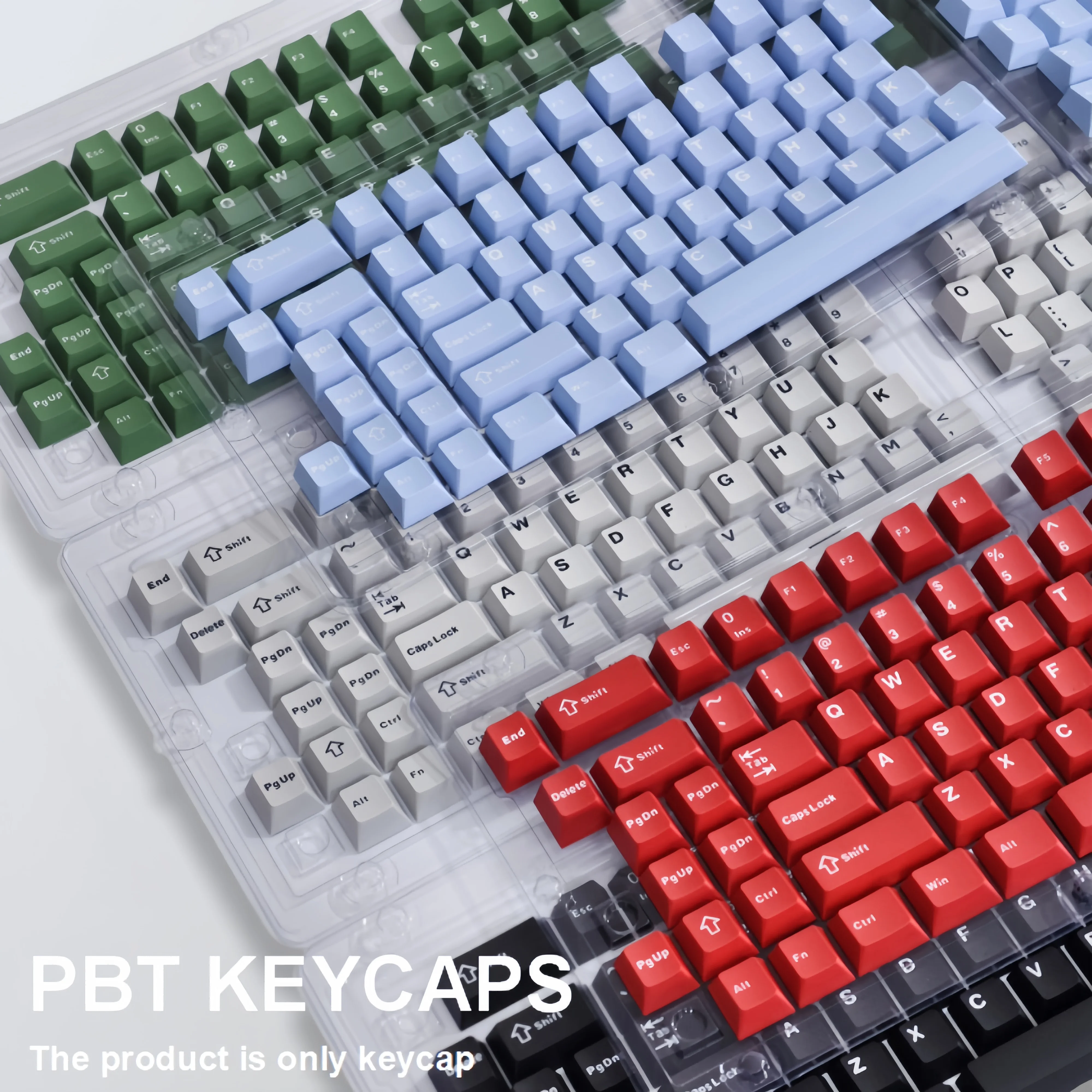 Teclas PBT de 11 colores, 126 teclas, perfil de cereza, juego de teclas de doble disparo para teclado mecánico Mx Cherry Switch, Kit DIY - imagen 2