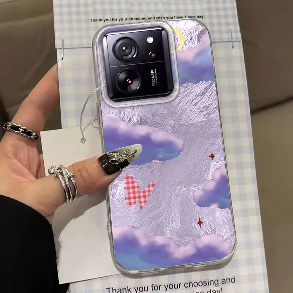 Funda de teléfono con textura de vórtice de nubes blancas y azules para Xiaomi 13T 14T 11 Lite Poco X5 M6 Pro X6 X3 Pro NFC C75 C71 C65 C61 M5S - imagen 5