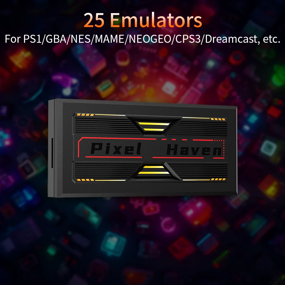 Consola de juegos con más de 31000 juegos Retro Emuelec 4,7 píxeles Haven consola de juegos Retro para PS1/GBA/NES/MAME/NEOGEO/CPS3/Dreamcast para TV - imagen 5