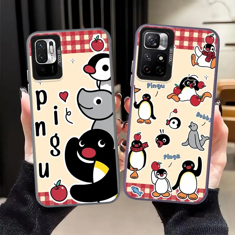Funda P-ingu de dibujos animados para Xiaomi Mi 12T Pro 13T 11 Lite, funda trasera para teléfono