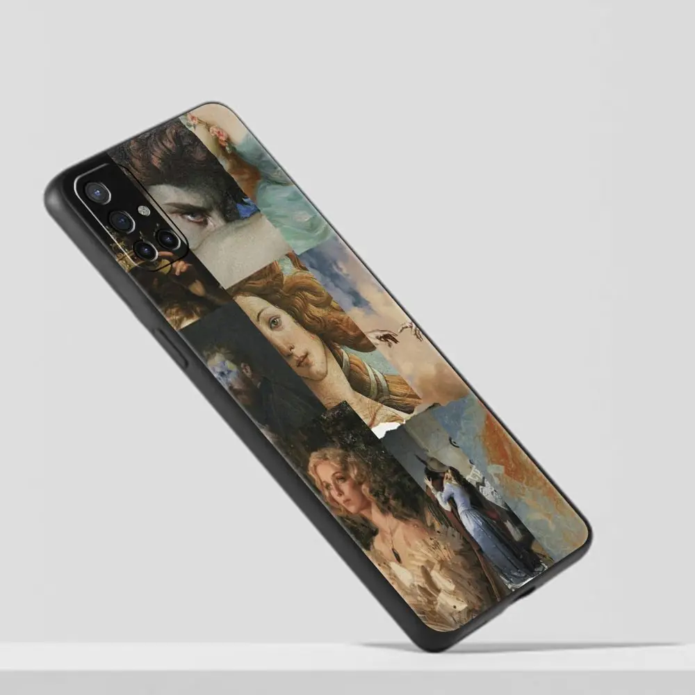 Funda de teléfono de arte al óleo Mona Lisa Van gogh para OnePlus 10 9 Pro 9T 10R 9R 9RT 8T 8 7 6T 7T Nord 2T CE 2 5G N200 N10 N100, cubierta negra - imagen 4