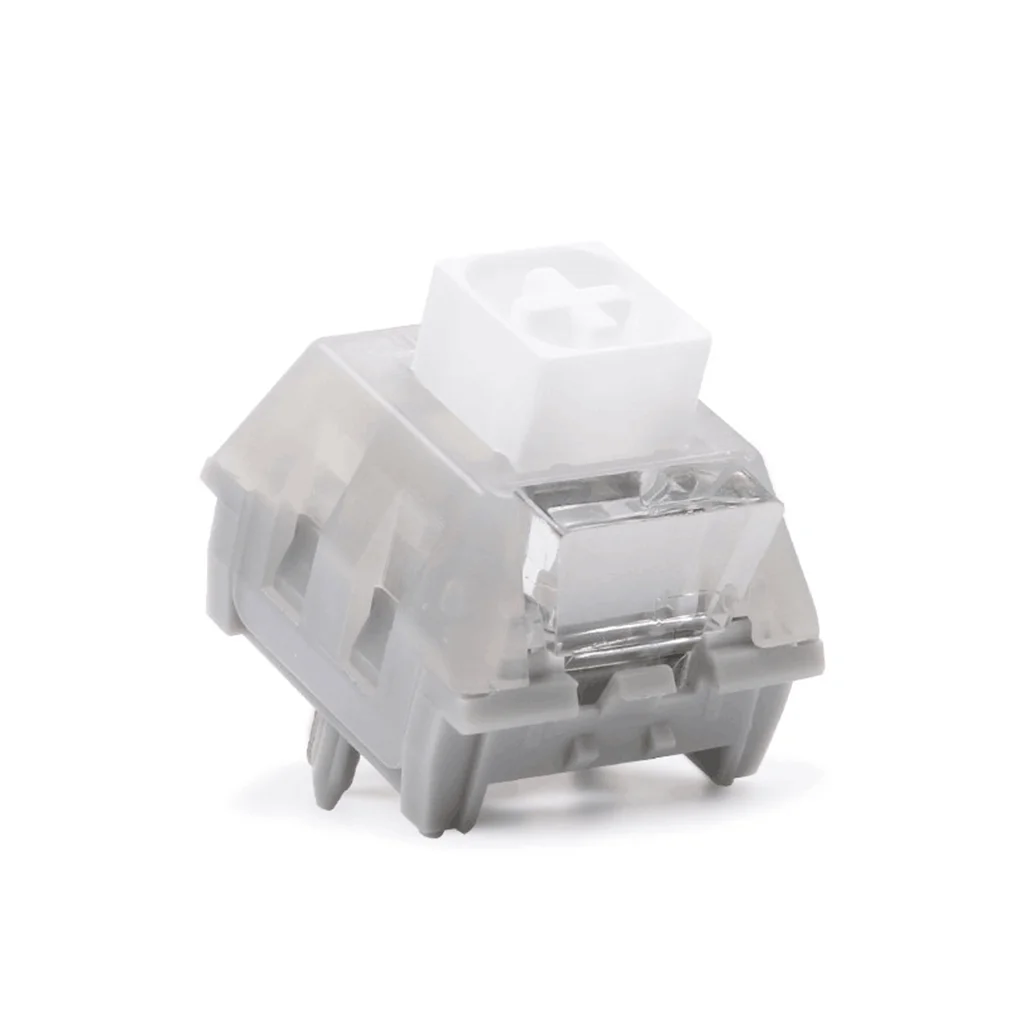 Kailh Box-interruptor V2 de búho blanco, Teclado mecánico, interruptores táctiles Clicky, resistente al agua y al polvo, MX RGB SMD, interruptor para juegos de 5 pines