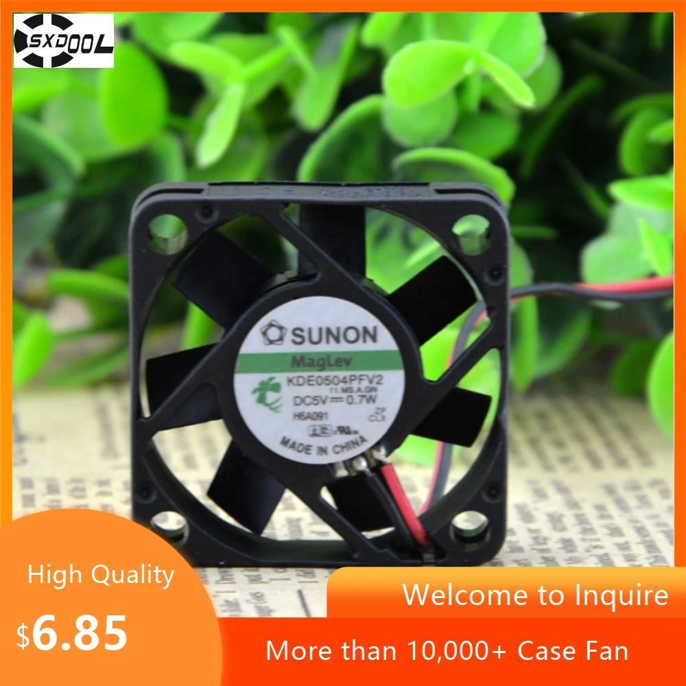 para Sunon 40 mm 5 V KDE0504PFV2 Ventilador de enfriamiento silencioso, 4 CM 4010, bajo ruido, ventilador compacto - imagen 4