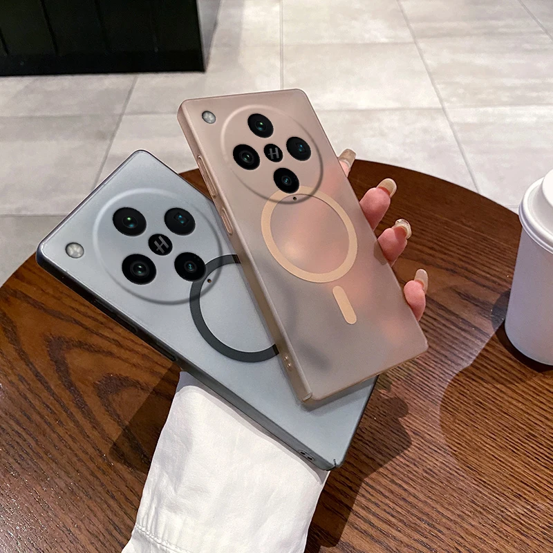 Para OPPO Find X8 Pro funda dura de PC carga inalámbrica magnética funda protectora trasera delgada para Find X8 X6 Pro X7 Ultra carcasa de teléfono - imagen 3