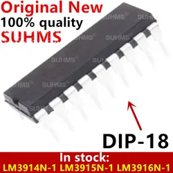 LM3914N LM3915N LM3916N chips con encapsulado DIP para indicadores