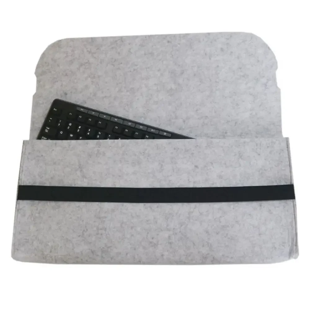 Bolsa para teclado portátil de 60/ 87/104 teclas, bolsa de fieltro para teclado mecánico, Estuche de transporte, bolsa de almacenamiento, bolsa periférica - imagen 5