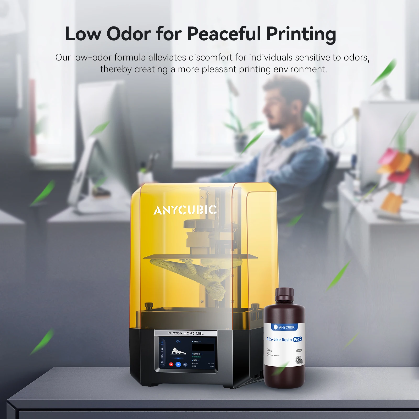 ANYCUBIC-resina de poliresina fotosensible ABS Pro 2, alta precisión con contracción mínima para impresora LCD 3D, 405nm - imagen 5