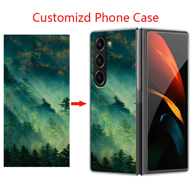 Fundas duras personalizadas DIY para Samsung Galaxy Z Fold 5 5G Funda Fold 2 3 4 Funda de teléfono para Samsung Galaxy Z Fold3 Funda parachoques - imagen 5