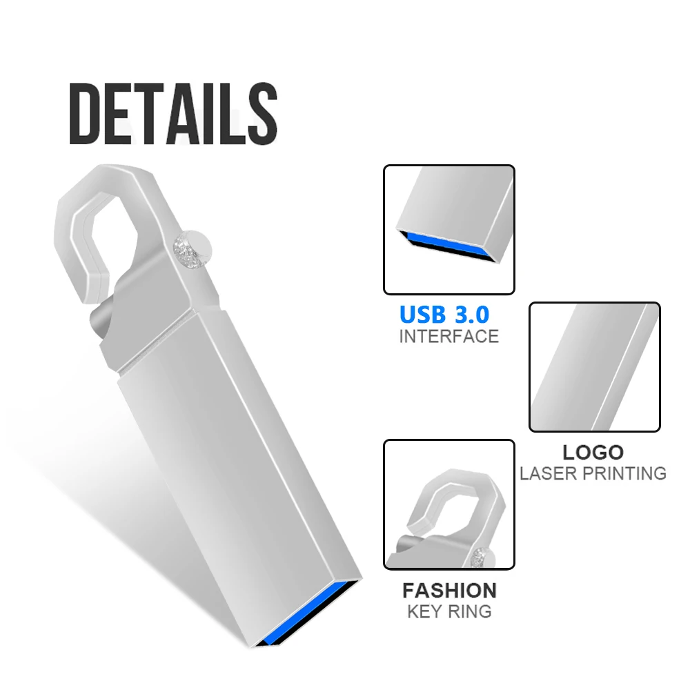 10 unids/lote unidad de lápiz Flash Usb 3,0 a todo Color 128GB 64GB 32GB 16GB Pendrive фfiya U memoria de disco logotipo personalizado Cel Usb Stick regalo - imagen 2