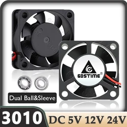 GDSTIME Ventilador Axial 3010 30x10 mm 24V Refrigeración Impresoras 3D