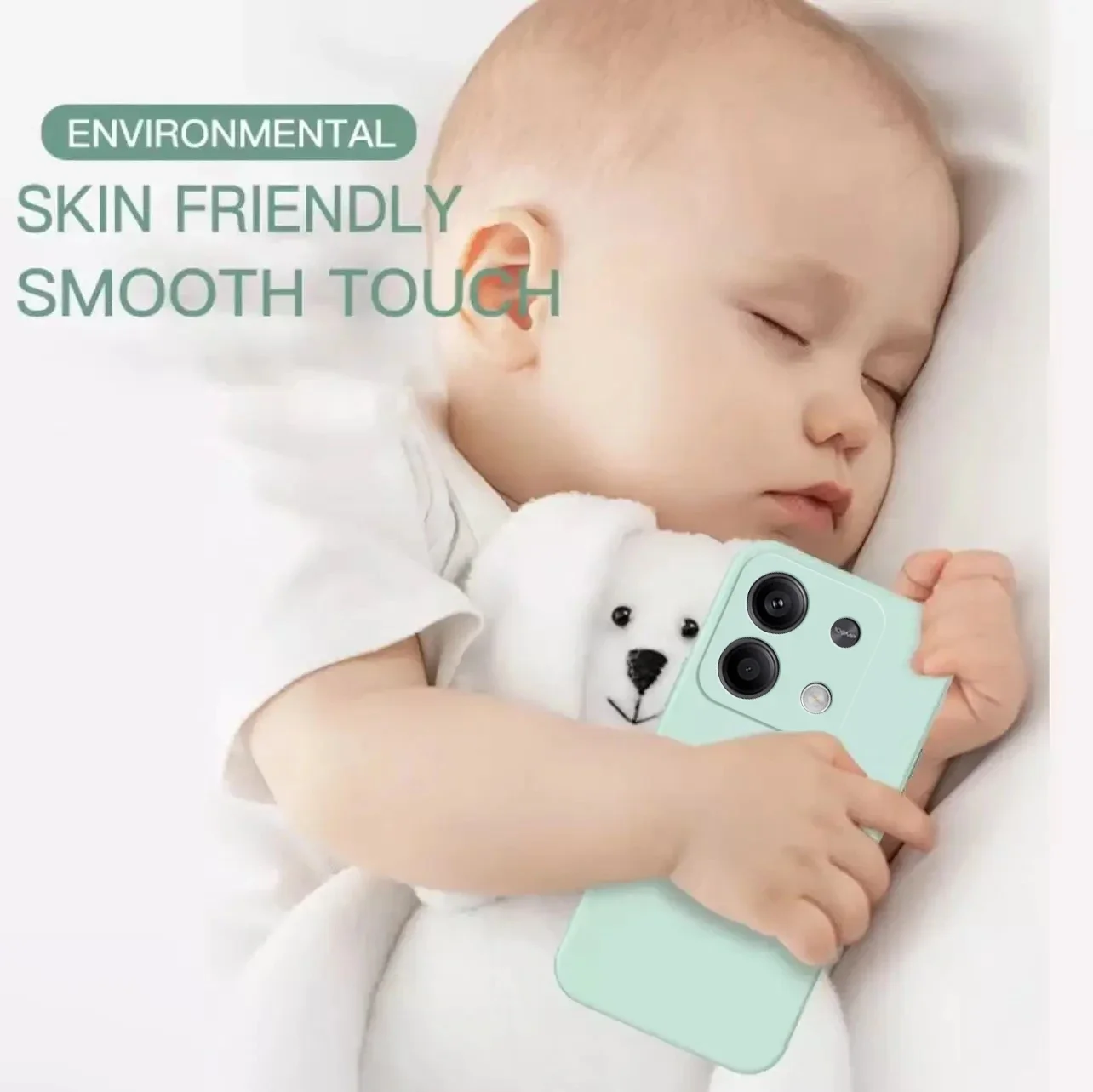 Funda de teléfono de silicona líquida Original para Xiaomi Redmi Note 13 13Pro Note13 Pro + Note13Pro Plus 5G cubierta trasera a prueba de golpes - imagen 2