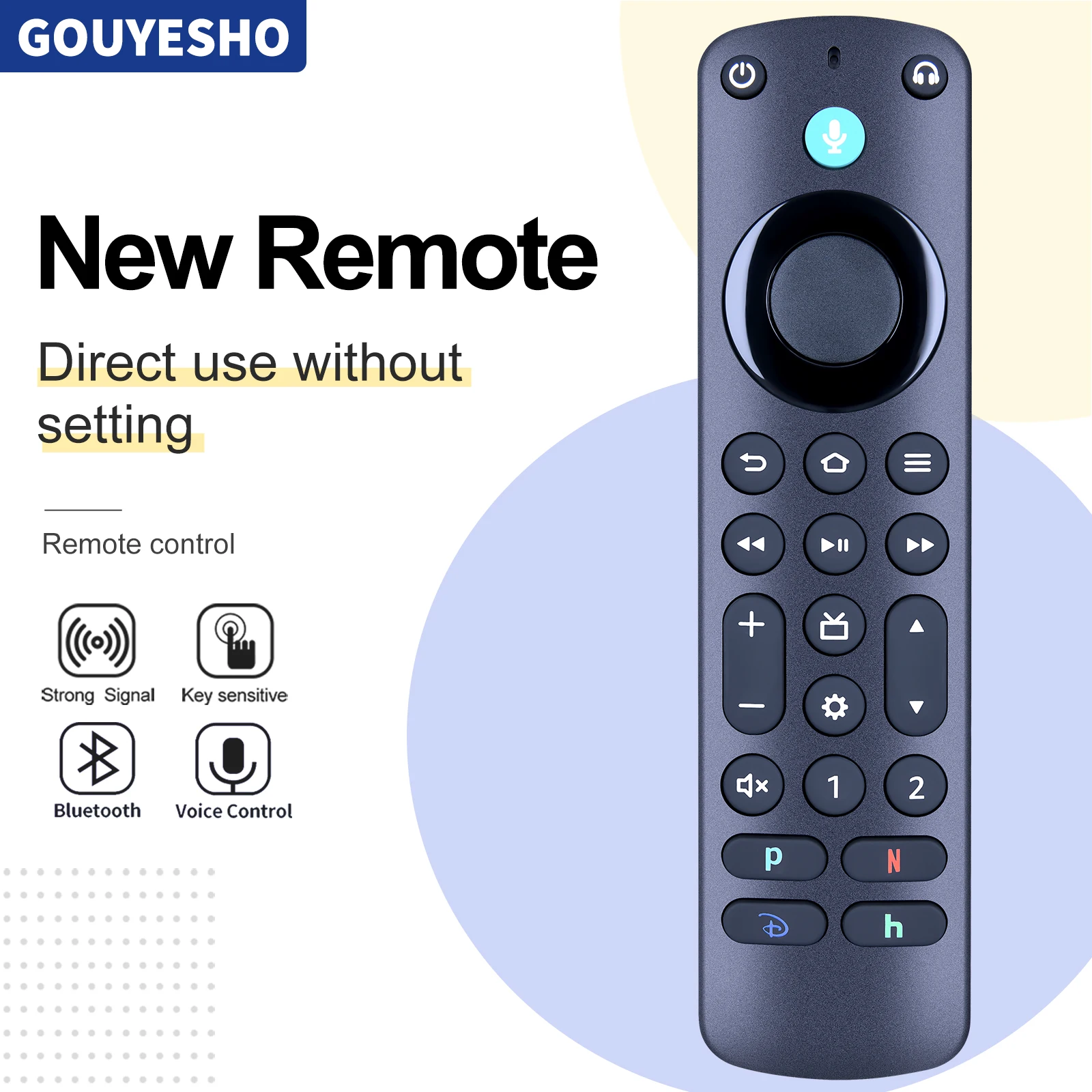 Control remoto Universal por voz para Amazon, Alexa Pro fire tv, nuevo