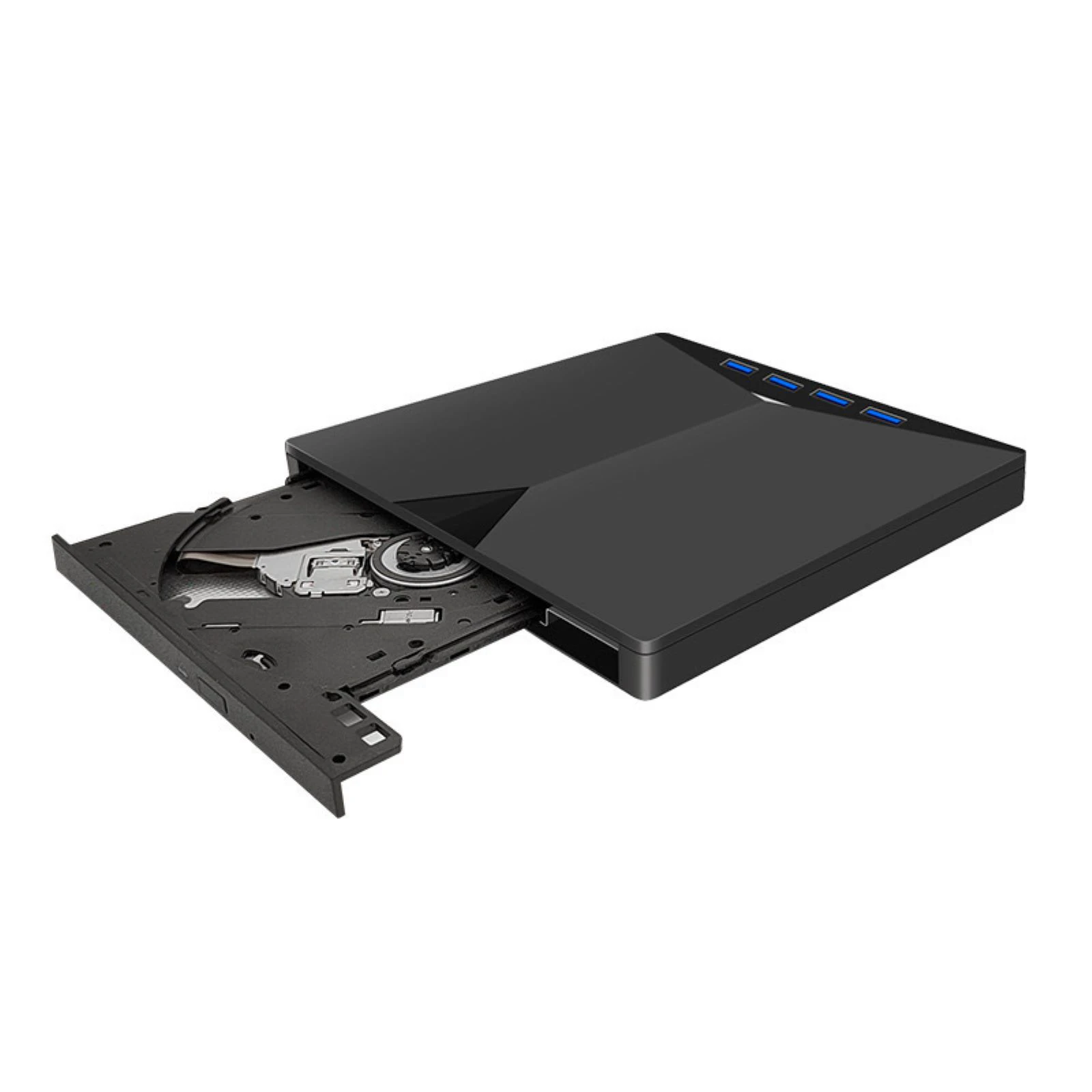 Unidad de CD y DVD externa USB 3,0 tipo C 7 en 1, lector de grabadora, unidad óptica externa para PC, portátil y de escritorio - imagen 3