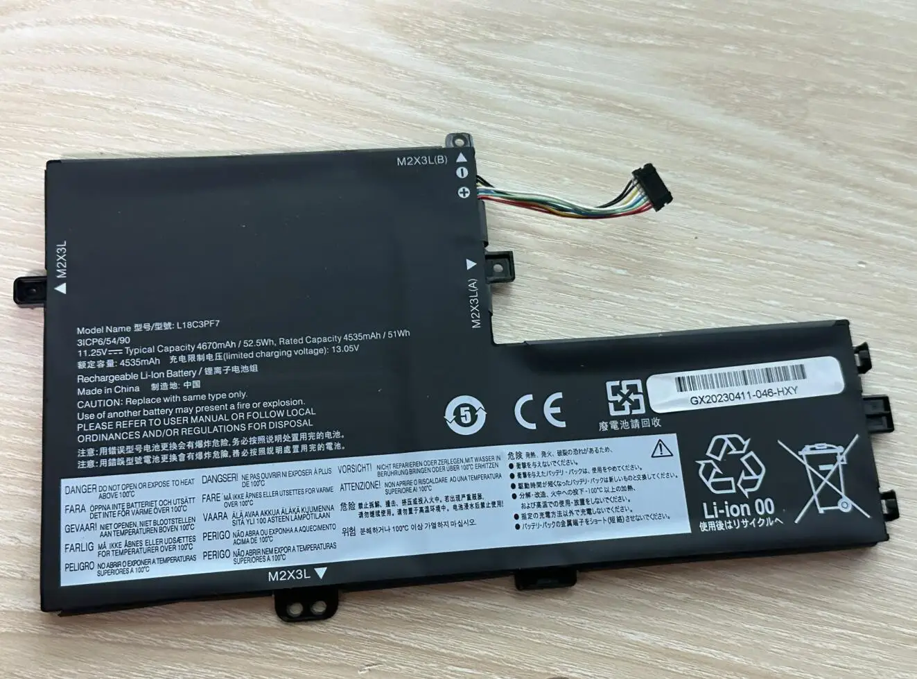 Batería de ordenador portátil L18L3PF3 para Lenovo IdeaPad S340 S340-14API/14IIL/14IML/14IWL,S340-15API/15IIL/15IML/15IWL,C340-15IIL - imagen 5