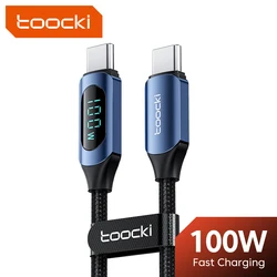 Toocki Cable USB-C a USB-C PD Carga Rápida para MacBook y iPad