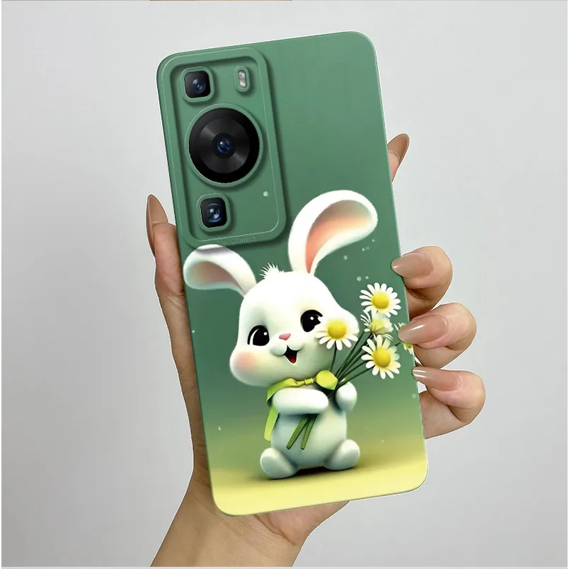 Para Huawei P60 P60 Pro P60 Funda artística bonita mariposa flores silicona líquida cubierta trasera duradera para HuaweiP60 P60Pro Coque Funda - imagen 3